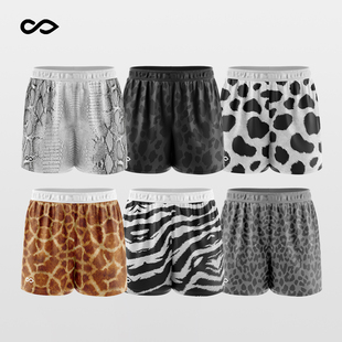 丛林野兽系列动物篮球杨政同款健身短裤男运动裤豹纹美式4分裤