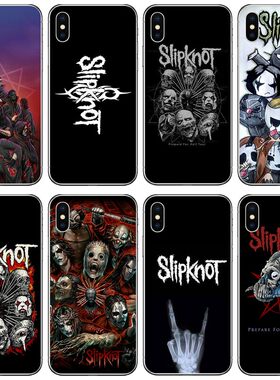 Slipknot活结乐队手机壳适用苹果12 xr 7/8plus小米10 11vivox60/华为p40 mate30/nova8 oppo reno5红米note9