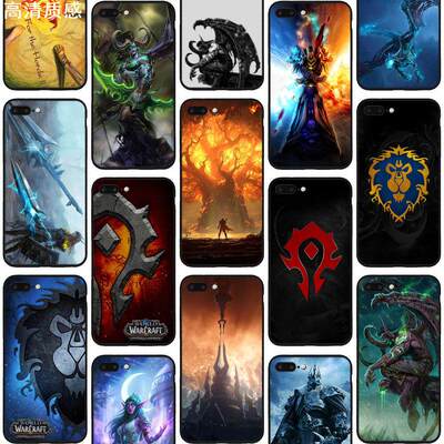 任意机型 WOW魔兽世界手机壳适用于华为小米苹果一加OPPO三星魅族vivo荣耀红米 硅胶联盟部落标志巫妖王周边