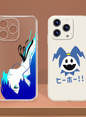 新岛真P5女神异闻录P3适用iPhone16/15/14结城理IQOOneo9spro Y300pro小米15红米Note13/12Pro+ Turbo3手机壳