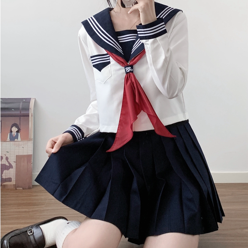 【白三本】正统基础款jk水手服