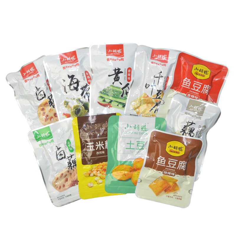 小胡鸭海带卤藕黄瓜土豆玉米粒 办公室零食解馋零食  5斤多省包邮