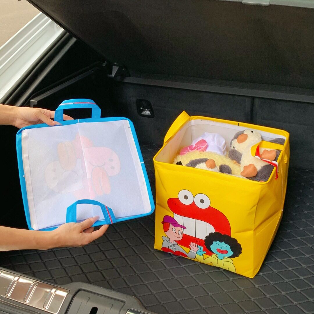收纳箱防水可折叠衣服收纳袋宿舍杂物整理筐儿童玩具零食收纳神器
