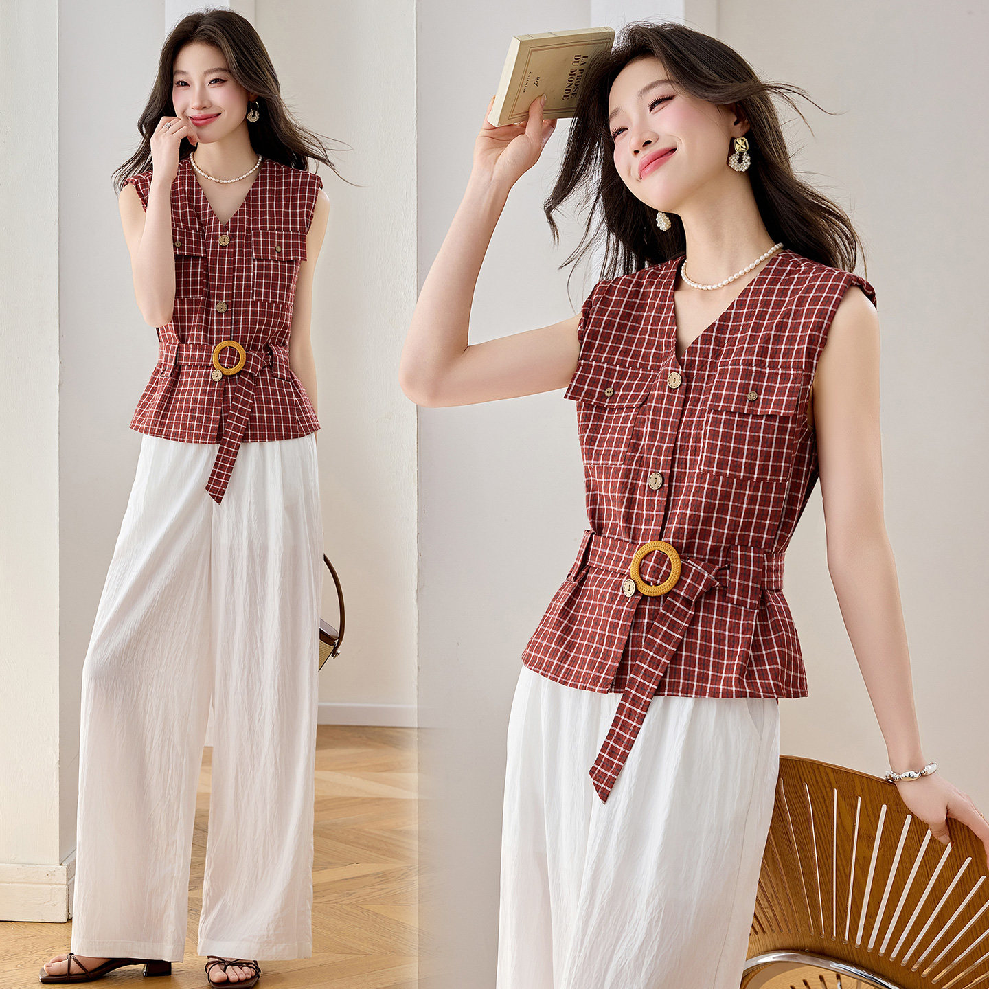 2026夏季高级感气质女装套装宽松显瘦通勤风时尚百搭洋气成套穿搭