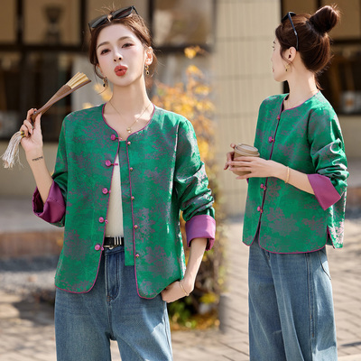 2026春装国风高端女短外套