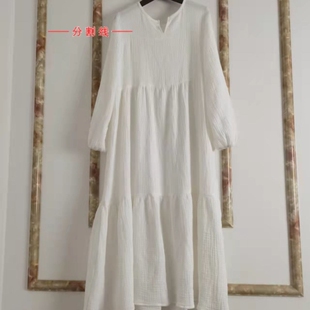 “土耳其”高品质双层纱大摆连衣裙民族风洋气a字大码