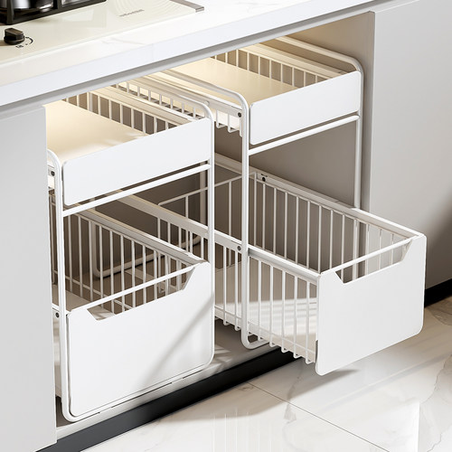 弗林斯下水槽分层置物架抽拉收纳