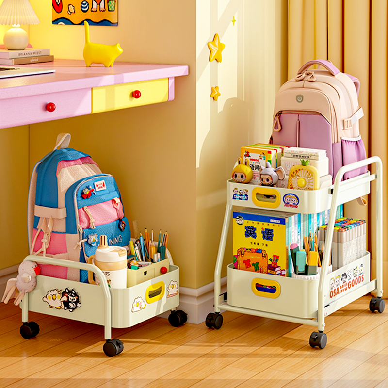 可放双书包】全金属书包架可移动