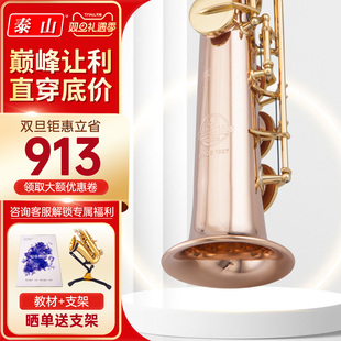 磷铜萨克斯成人专业演奏直管 款 泰山高音萨克斯降B调TSSS 2000经典