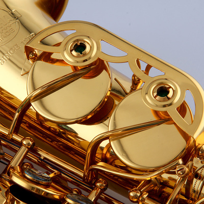 泰山中音萨克斯风/管TSAS-765电泳金降E调高端专业萨克斯