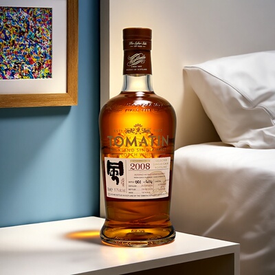 猪头桶桶强汤玛丁(14年)苏格兰单桶(风)单一麦芽威士忌700ml 2008