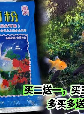 灵菌粉净化水质金鱼锦鲤净水剂鱼缸白点白毛消毒鱼池鱼池水族清澈