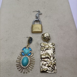 单只耳钉3个 包邮 B12 满29元