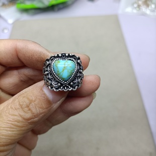 爱心复古戒指 包邮 B12 满29元