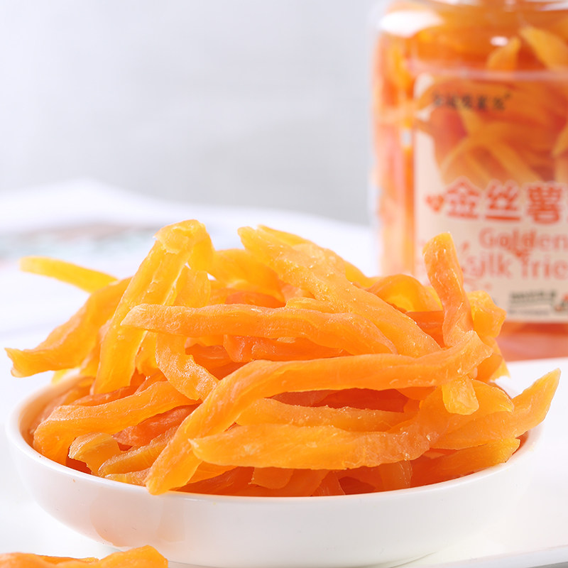 香港金冠爱莱客金丝薯条地瓜干165g罐装软糯红番薯干健康零食品