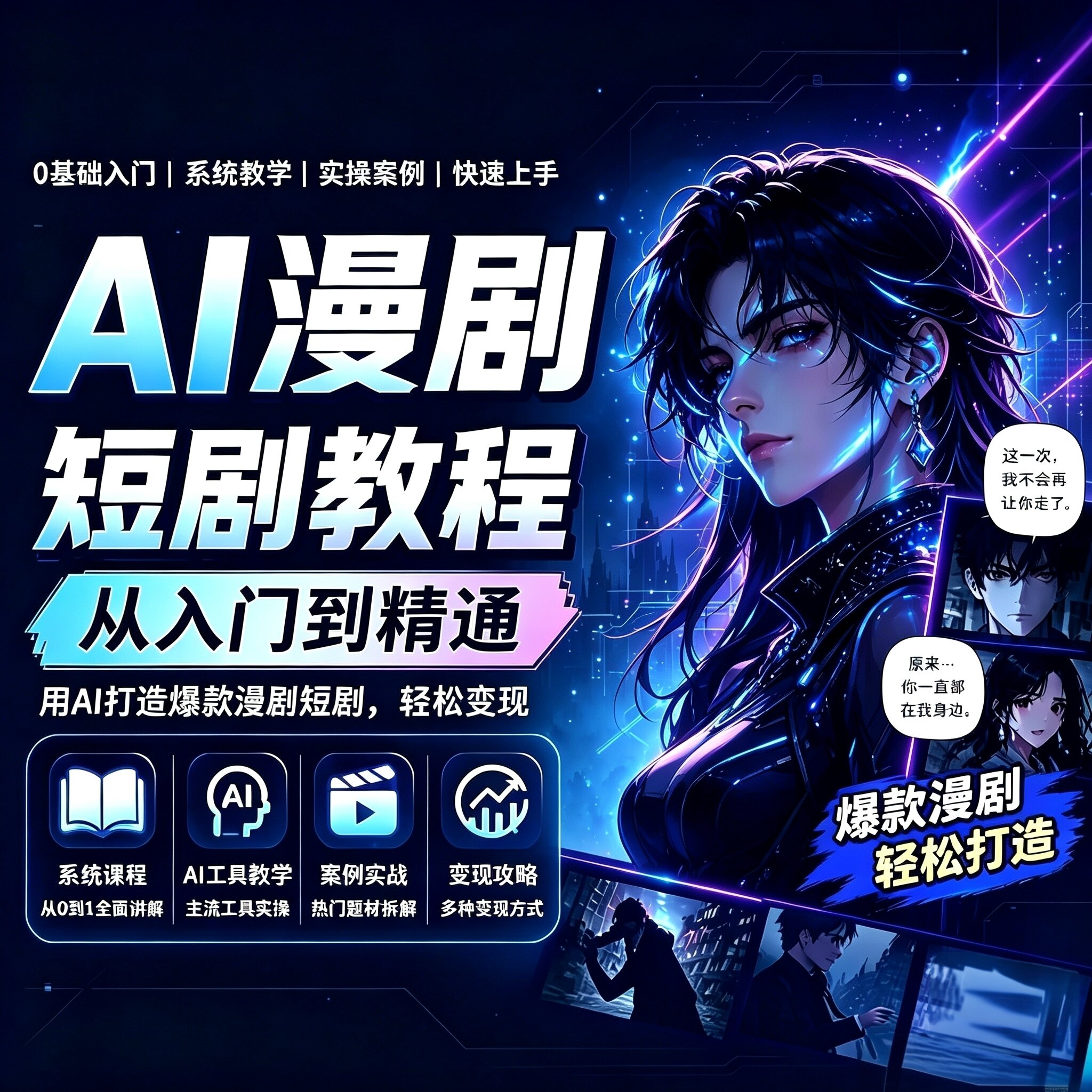 AI漫剧制作视频教程2026图片