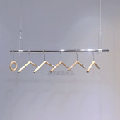 服装 店不锈钢吊架悬挂衣杆亚克力钢丝侧挂展示架女装 橱窗陈列货架