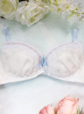 【买文胸送内裤】日本Risa Magli聚拢文胸内衣薄2型圆盘浅圆杯862