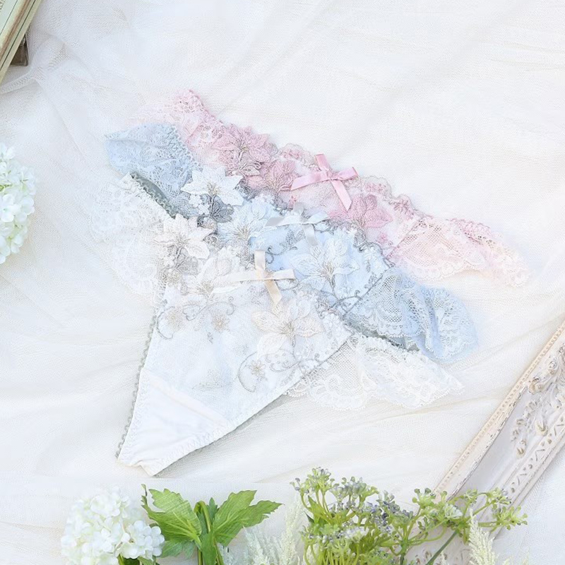 性感低腰刺绣丁字裤RisaMagli