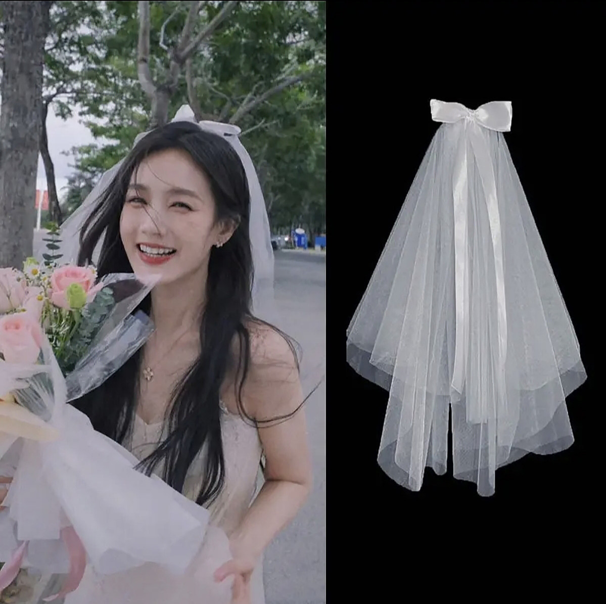 头纱头饰拍照道具新娘订婚求婚主婚纱领证登记女生结婚小轻女童白,节庆用品/礼品,节日装扮用品,淘宝优惠券,粉丝福利购,淘宝优惠卷