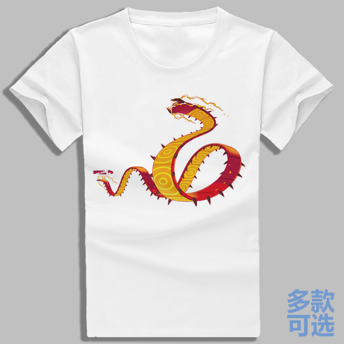 精灵宝可梦剑盾超级巨大化焚焰蚣巴大蝶伊布全纯棉短袖t恤衫上衣