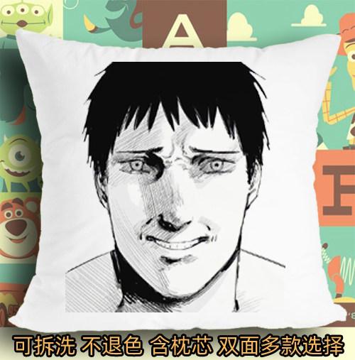 炎拳梗台词藤本树对他使用炎拳吧阿格尼软垫抱枕头毛绒靠垫子