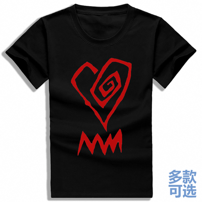 MarilynManson玛丽莲曼森 Eat me金属摇滚哥特全纯棉短袖t恤衣服