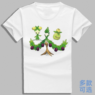 迷你芙奥利纽奥利瓦口袋妖怪宝可梦朱紫全纯棉上衣服短袖T恤