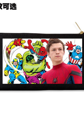 蜘蛛侠荷兰弟TomHolland手机包收纳袋子手拿包笔袋零钱帆布包