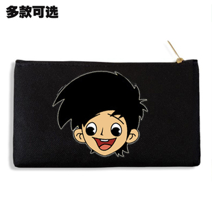 小邋遢大王奇遇记文具盒帆布多功能手拿包化妆零钱手机包收纳袋子