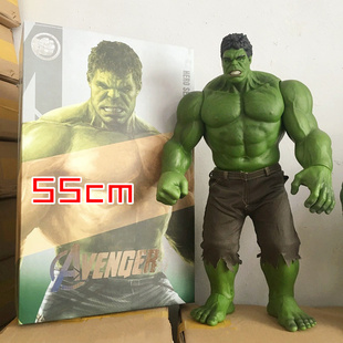大号绿巨绿人浩克手办模型蜘蛛钢铁美国之队长侠手办可动玩具公仔