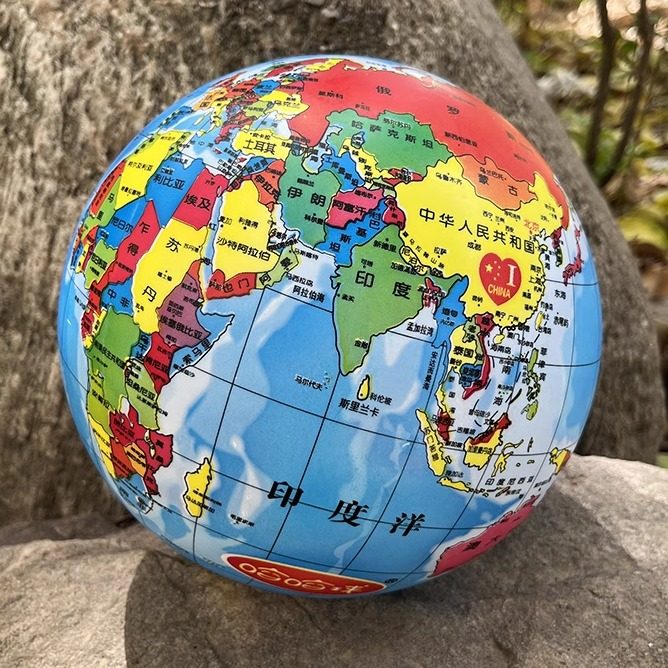 宝宝学习充气卡通玩具皮球