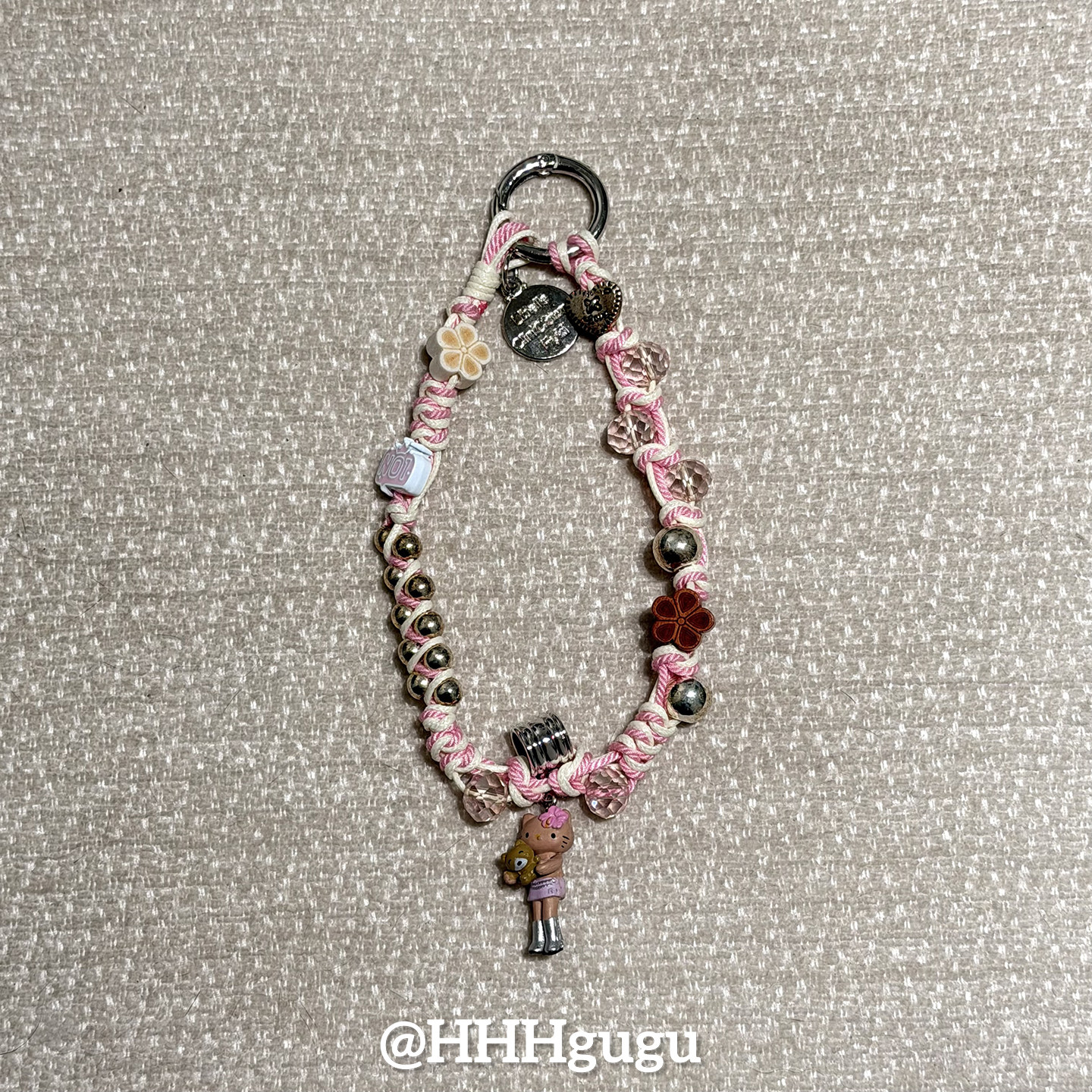 HHHgugu手机链条学生ins可爱抱熊KTccd短挂绳包包手机链钥匙扣,饰品/流行首饰/时尚饰品新,其他DIY饰品配件,淘宝优惠券,粉丝福利购,淘宝优惠卷