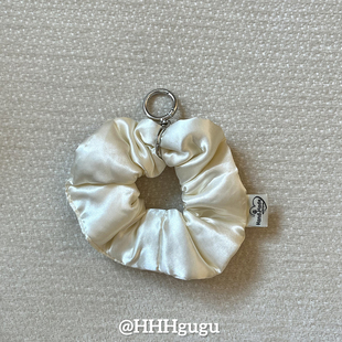 HHHgugu手机链条学生简约白色腕带ccd短挂绳包包手机链钥匙扣饰品