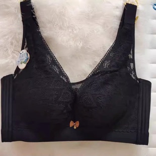 宽带古蒂花文胸大码C精品聚拢收副乳溥款舒适内衣无钢圈全罩2938