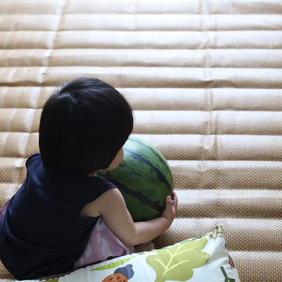 古堡花园推荐夏季凉爽藤物绗缝地垫地毯儿童游戏垫凉席 5款肌理