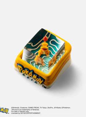 Dwarf Factory Pokemon Charmander小火龙宝可梦口袋妖怪客制键帽