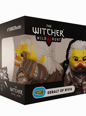 TUBBZ The Witcher猎魔人巫师周边杰洛特希里小黄鸭手办公仔模型3