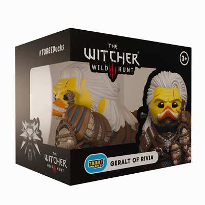 TUBBZ The Witcher猎魔人巫师周边杰洛特希里小黄鸭手办公仔模型3