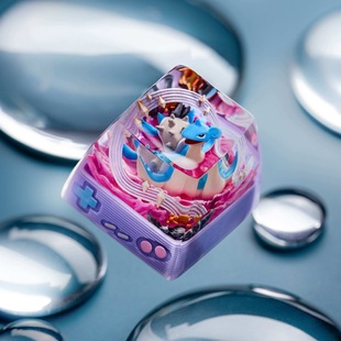 S-craft Lapras拉普拉斯宝可梦口袋妖怪手工树脂客制化卡通键帽