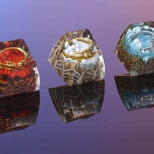 Dwarf Factory Elven Rings of Power精灵力量之戒魔戒客制键帽
