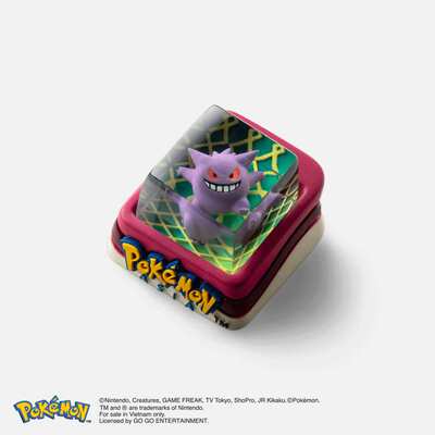Dwarf Factory Pokemon Gengar耿鬼宝可梦口袋妖怪客制化卡通键帽