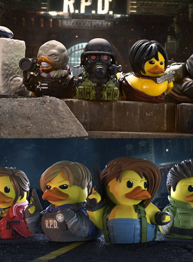 Tubbz Resident Evil生化危机周边小黄鸭模型手办玩具公仔玩偶2