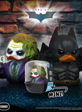 Tubbz Dark Knight Joker DC漫画小丑蝙蝠侠小黄鸭玩具手办公仔1