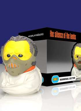 Tubbz Hannibal Lecter汉尼拔沉默的羔羊小黄鸭模型手办玩具公仔3