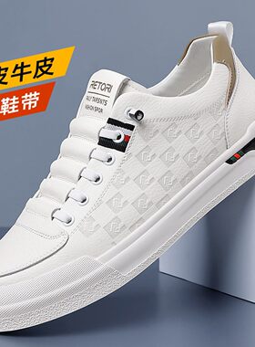 福建晋江帕拉鞋男款2026新款头层牛皮鞋子男士休闲板鞋盛莱德男a4