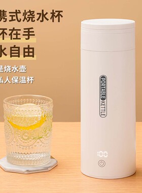 楚勇好物严选德国精工便携式电热水杯迷你小型保恒温电加热烧水a1
