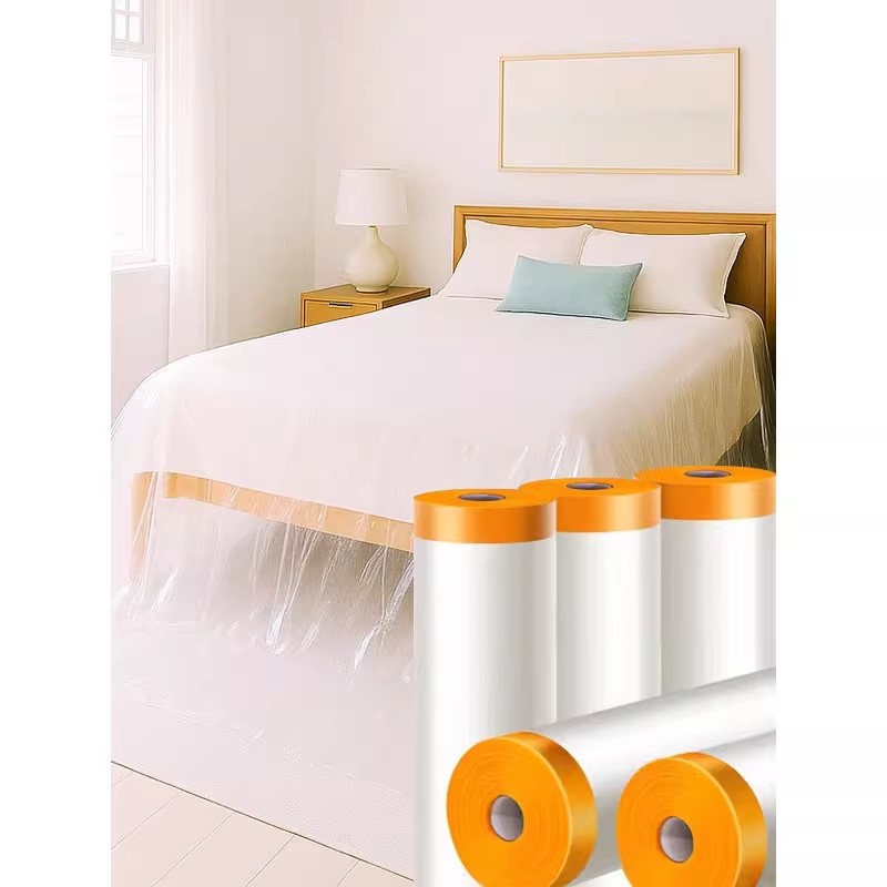 熠泽生活馆一次性防尘膜家具遮盖塑料保护罩宿舍家用装修全包a24