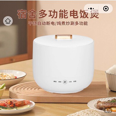 德国便携式多功能迷你电饭煲家用宿舍智能煮饭电饭锅陶瓷釉电煮锅