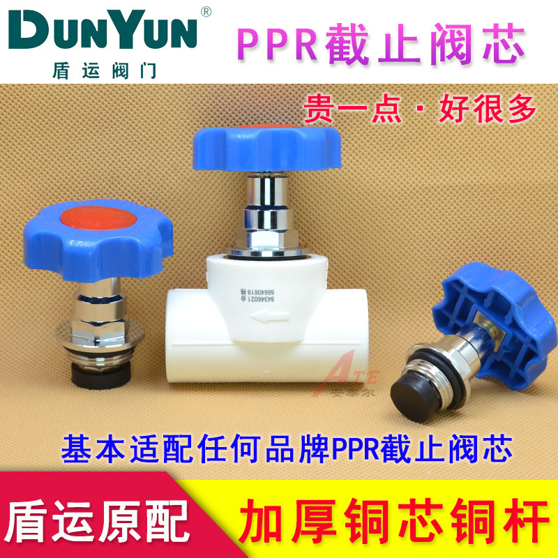 PPR截止阀阀芯全铜芯加厚